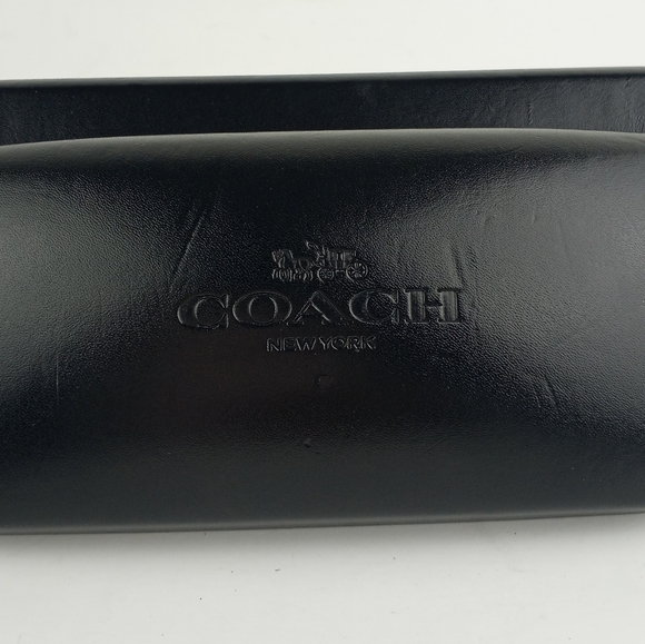 Coach Eyeglass Case Black with Cloth - Picture 9 of 12